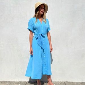 NWT Gorgeous Fiji Blue Cate Dress